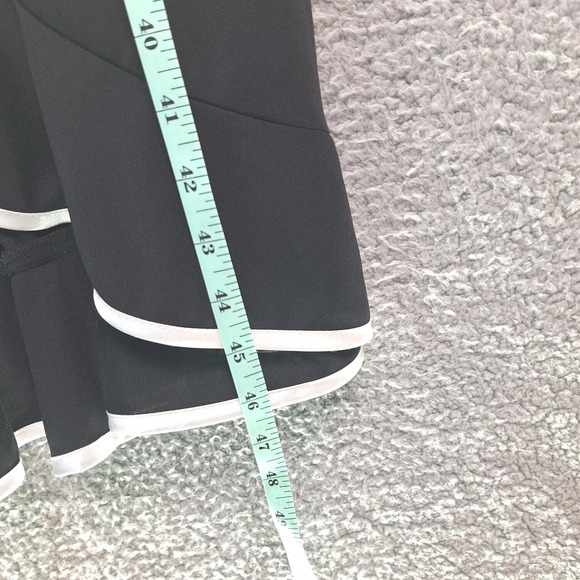 Mixit Dress Womens 10 Medium Black Fit Flare Tulip Hem Flirty USA Made Y2K - Picture 5 of 7